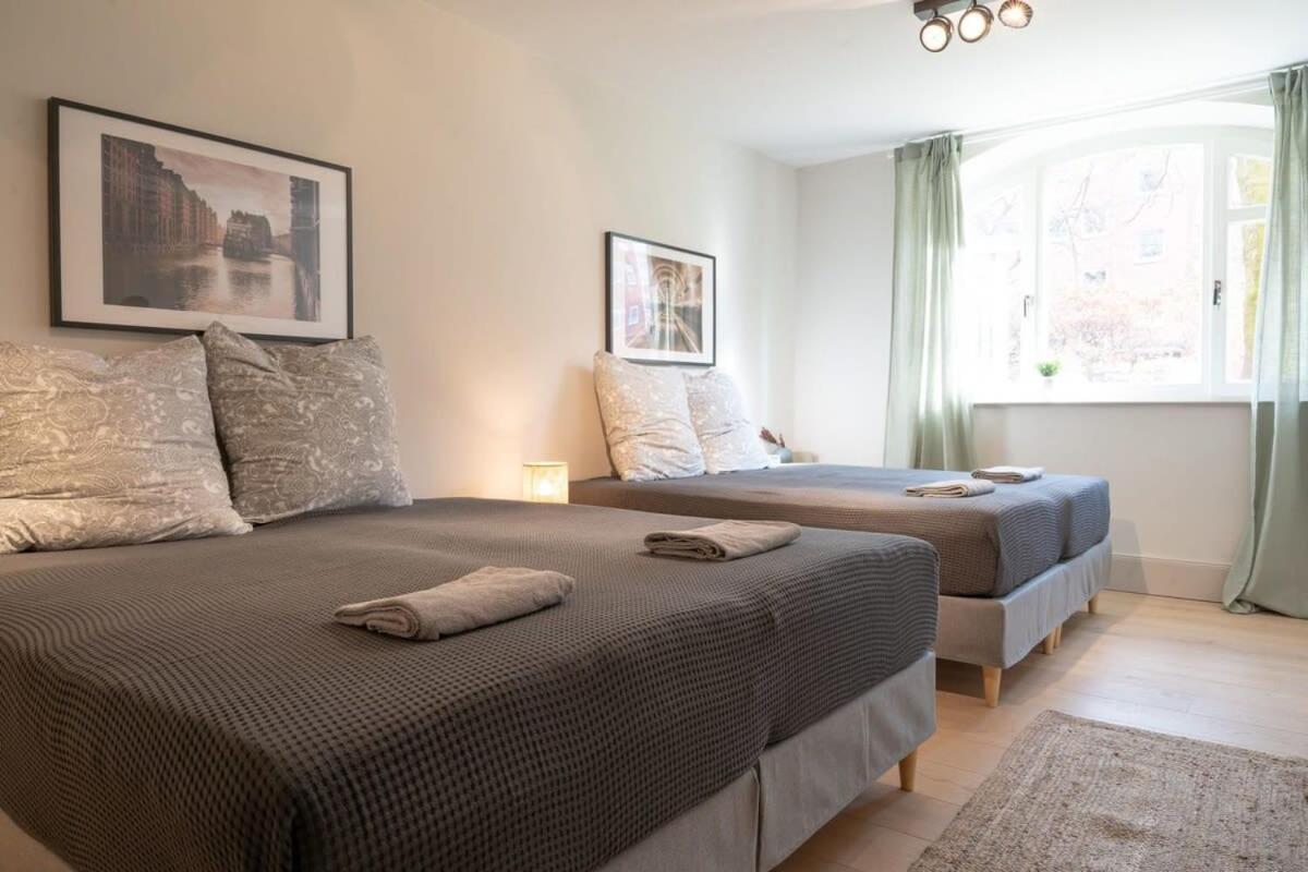 Spacious 3-Bedroom Apartment Near Eilbekpark Хамбург Екстериор снимка